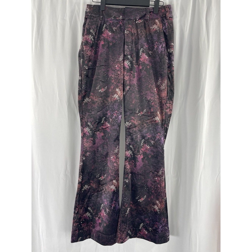 Scotch & Soda Velvet Flare High Rise Trousers 27/30 Dark Romance Boho Witchy